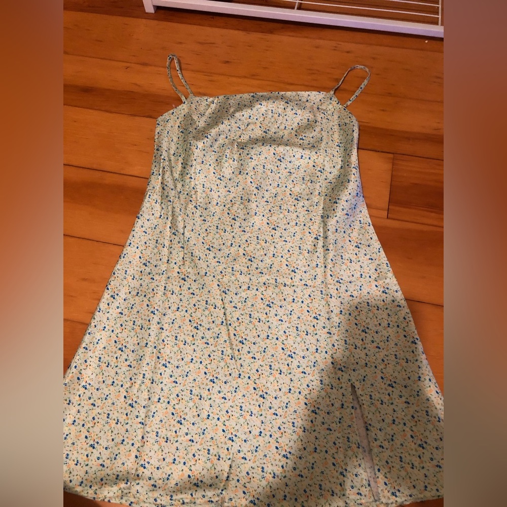 Princess Polly, green floral dress